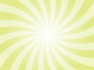 Radiant Yellow Swirl Sunburst Background. Energetic Yellow Sunburst with Swirling Pattern. Mindaro Yellow Spiral Sunburst Backdrop.