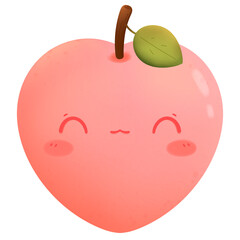 Includes many types of cute fruits.