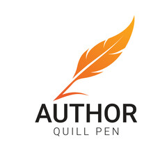 Quill pen logo design