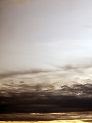 Stormy Sky With Thunder and Dark Clouds