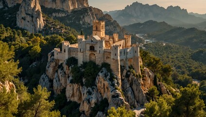 Obraz premium El Castell de Guadalest, Valencia, Spain.
