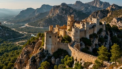 Obraz premium El Castell de Guadalest, Valencia, Spain.