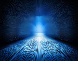 Fototapeta premium abstract blue and black are light pattern with the gradient is the with floor wall