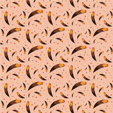 Seamless Feather Pattern
