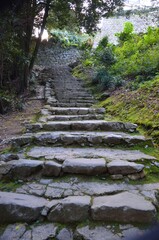 宇和島城 井戸丸跡付近の石段