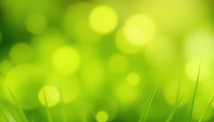 Obraz premium a close up of a green grass with a blurry background