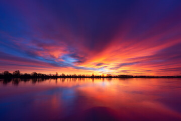 lever de soleil incroyable