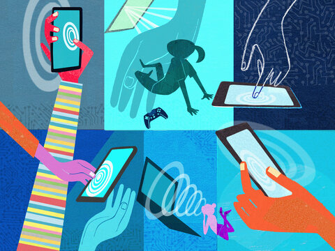 Children accessing the internet and parental control