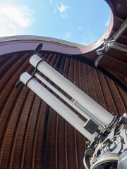 Stefanik's Observatory Prague, an observatory on Petrin hill in the center of Prague, Czech Republic