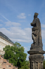 Fototapeta premium Prague Castle architecture detail, Czech Republic