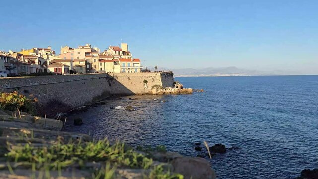 The city of Antibes, south of France
