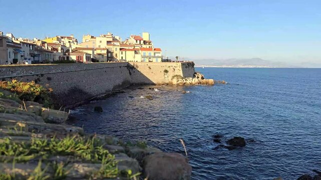 The city of Antibes, south of France