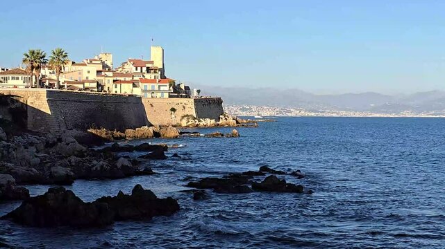 The city of Antibes, south of France
