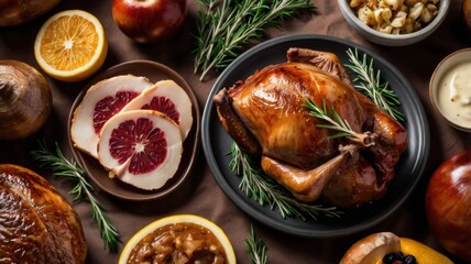 grilled chicken with vegetables