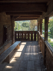 The wooden church at Jercalai village, Prahova county, Romania. It was built in 1730.