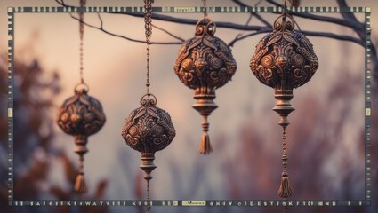 dried flowers on a white background