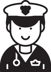 Officer and Police Avatar
