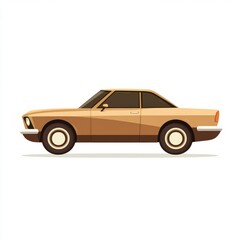 Fototapeta premium Vintage Car Illustration - Classic Design