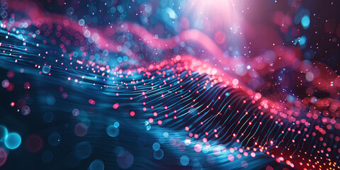 Obraz premium digital coverage of the planet Generative AI