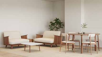 living room with furniture