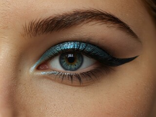 Obraz premium Explore the allure of unique eye colors in beauty trends.