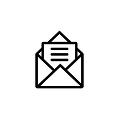 email icon, envelopes icon isolated on transparent background. envelopes PNG