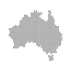 Map of Australia isolated on transparent background, Map of Australia PNG