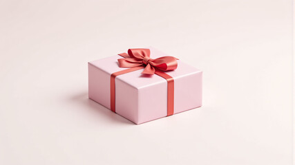 Obraz premium Elegant Pink Gift Box for Special Occasions