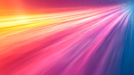 Obraz premium Soft radiating light beams blend pastel tones in an abstract pattern, creating a dreamy and serene atmosphere with gentle gradients and subtle highlights.