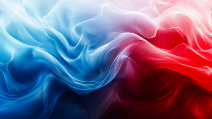 Obraz premium Dynamic textures featuring streaks and swirls in vibrant red and blue tones, evoking a sense of speed and action, creating a visually striking and energetic abstract composition. 