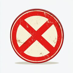 Obraz premium No More Lies: Prohibition Sign Symbolizing Stop, Ban, and Warning Signs