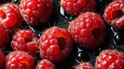 Raspberry on water