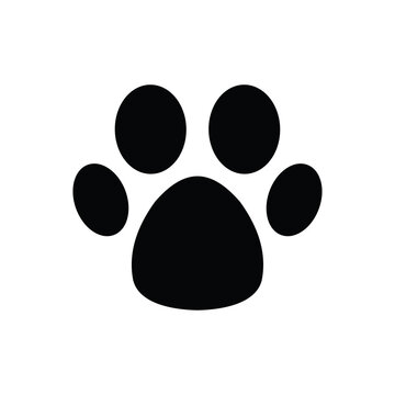 recommend clip art: paw print icon, Dog or cat footprint isolated on transparent background, paw print PNG