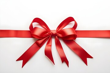 red ribbon bow