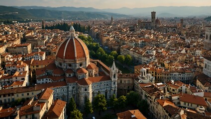 Obraz premium Florence from above.