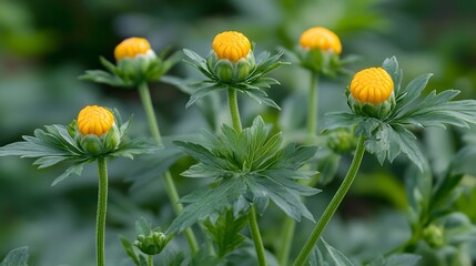 European globeflower (Trollius europaeus) close up