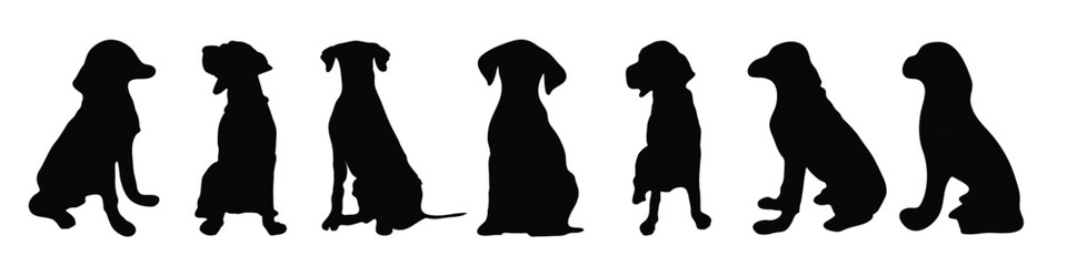 Obraz premium 7 silhouette of 