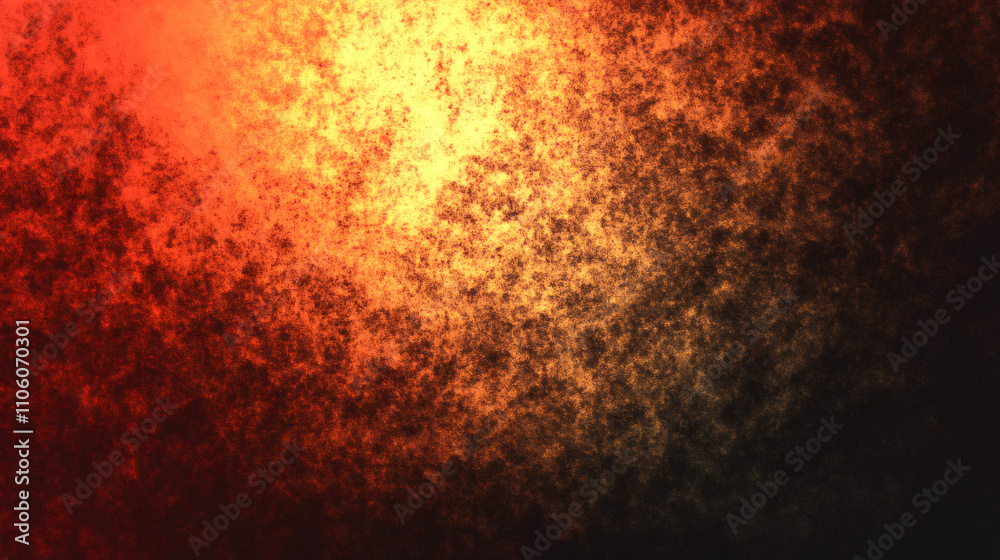 Poster warm colors blending on grunge textured background, creating dramatic and intense atmosphere for var