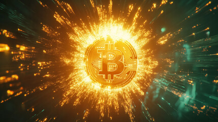 Bitcoin Growth: Symbol of Financial Success and Progress
