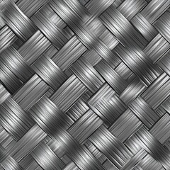 Seamless Brushed Metal Texture. Steel and Aluminium Surface Background