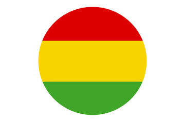 Bolivia flag button