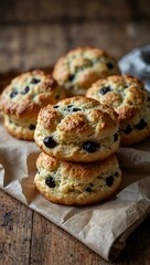 Freshly baked scones.