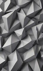 Fototapeta premium Gray paper with a complex arrangement of geometric shapes and lines, shape arrangements, artistic composition, abstract designs