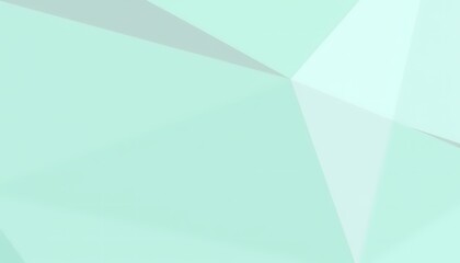 Fototapeta premium Green geometric abstract with sharp edges
