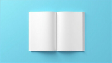 blank book on white