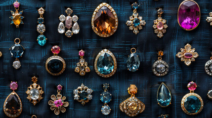 Fototapeta premium set of earrings