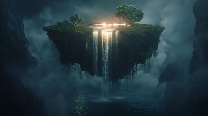 Ethereal Island, Glowing Falls