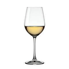 PNG file of a wine glass goblet with a transparent background cutout. Mockup template for graphic design artwork