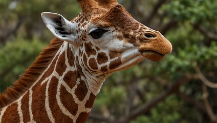 Obraz premium Giraffe close-up.