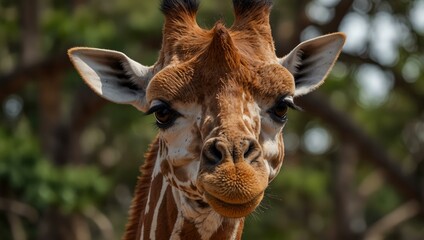 Giraffe close-up.